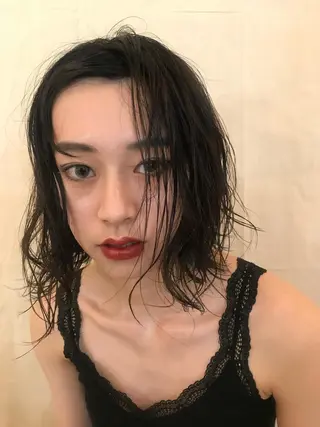 ショート ヘアアレンジ パーマ特化美容師 mikuのヘアスタイル