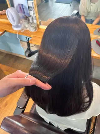 セミロング カラー 🫧艶髪デザイナー 🫧白石航汰のヘアスタイル