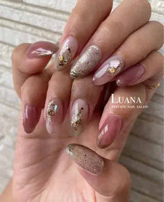 ロング カラー メンズ ネイル マツエク・マツパ アイブロウ nail salon neigeのネイルデザイン