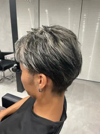 ショート カラー メンズ ✨メンズ特化✨ サーフカール🏄‍♂のヘアスタイル