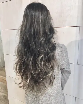 ロング カラー メンズカットグラデー ションカラー/ケイゴのヘアスタイル