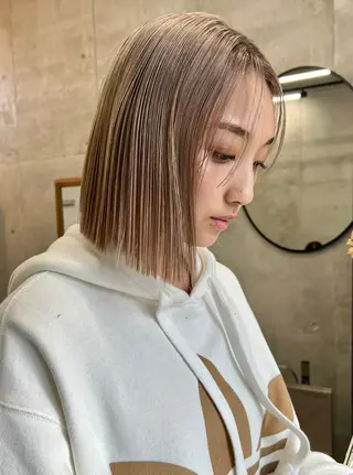 ショート カラー SALT WATER所属・🫐 𝐌𝐚𝐨 🫐似合わせcutのヘアスタイル