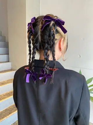 セミロング レイヤーカット/ ダブルカラー/櫻井のヘアスタイル