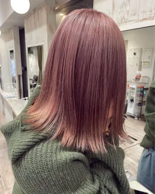 カラー レイヤーカット/透明 感カラー/saraのヘアスタイル