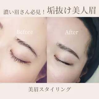 アイブロウ 韓国マツパ*マスカラ パーマ導入店Reoのマツエク・マツパデザイン