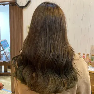 ロング inq sakae所属・りん🌷︎名古屋 透明感カラー/カットのヘアスタイル