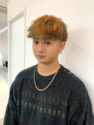 ショート カラー メンズ YU KIのヘアスタイル