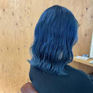 ミディアム カラー 🌼RIKA🌼レデ ィース専門💖のヘアスタイル