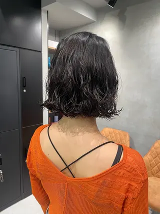 ショート パーマ 暖色レイヤー 🥀REIRIのヘアスタイル