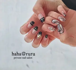 ネイル haha@ ruruのネイルデザイン