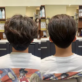 ミディアム パーマ メンズ トレサンパ所属・💈トレサンパ 💈金山駅✂︎愛実のヘアスタイル