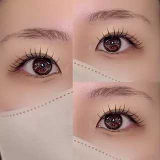 マツエク・マツパ カルフールノア　いわき店所属・🎀韓国風束感まつ毛 endo🎀のマツエク・マツパデザイン
