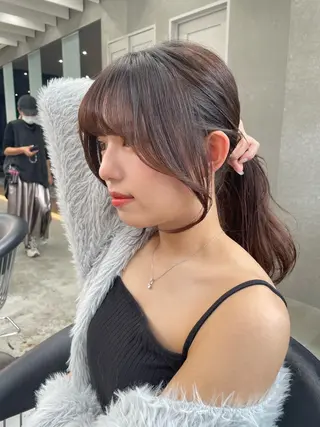 ロング 吉田 竜也 髪質改善のヘアスタイル