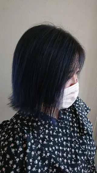 カラー ミディアム 林慶吾/ショートボブ /デザインカラーのヘアスタイル
