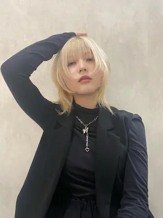 ミディアム カラー パーマ ヘアアレンジ 🇰🇷韓国ヘア/ レイヤー/まさ❣️のヘアスタイル