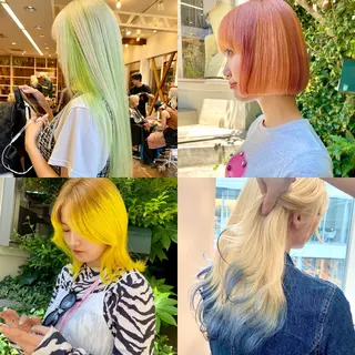 ロング カラー ハイトーン/デザイン hirokiのヘアスタイル