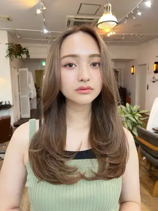 ロング 美髪矯正 大塩幸輝のヘアスタイル