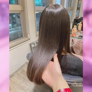 セミロング カラー MUSEUM 谷平悠兼のヘアスタイル