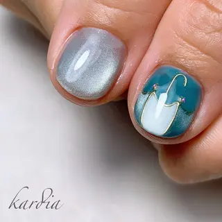 ネイル καρδιά -ｶﾙﾃﾞｨｱ-のネイルデザイン