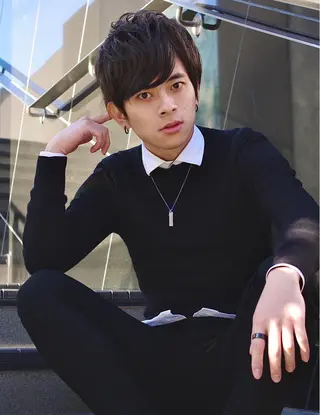 メンズ 岡 啓輔のヘアスタイル