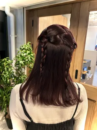 ミディアム カラー 梅田/ハイトーン /yuriのヘアスタイル