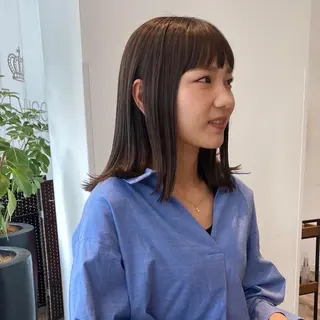 カラー k-twoあべのキューズモール店所属・♡ktwoかな /透明感カラーのヘアスタイル