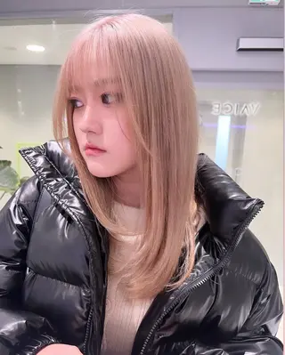 ロング カラー 🍋暖色カラーヘアア レンジniina🍋のヘアスタイル