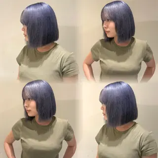 カラー 梅田 ハイトーン shionのヘアスタイル
