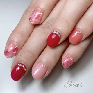 ネイル sweet 仲野陽子のネイルデザイン