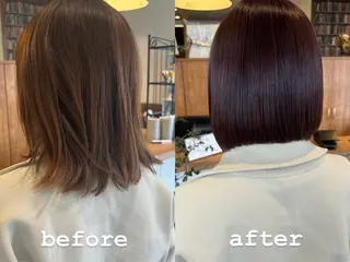 ショート カラー パーマ ヘアアレンジ ❣️倉敷❣️美髪 カラー能登一成のヘアスタイル