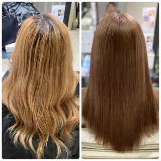 カラー ハイトーン✨艶髪💘 💘 AYANO💘のヘアスタイル