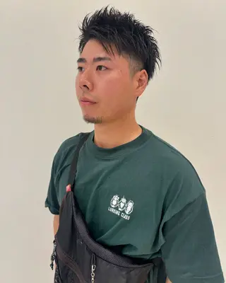 メンズ Cashe’e MAENOHETA所属・宇陀 誠のヘアスタイル