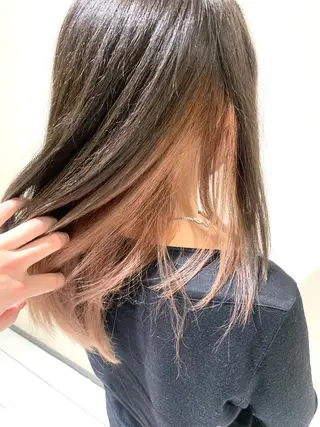 セミロング ショートボブ／川崎 子安健太のヘアスタイル