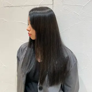 ロング カラー ✩𝐴𝑠ℎ 中目黒 浦野 遥✩*。のヘアスタイル