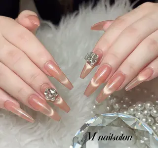 ネイル M🌷nail 長さだし専門店のネイルデザイン