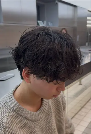 パーマ メンズ 【fifth】渡部 永遠のヘアスタイル