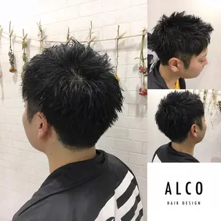 ショート メンズ ワタイショウタ 髪質改善✨眉毛サロンのヘアスタイル