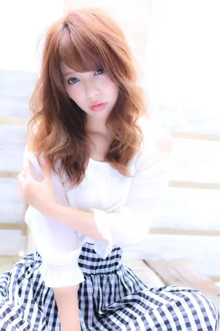 セミロング 小顔カット/レイヤー 【WiLL】加藤のヘアスタイル