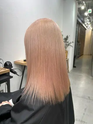 ロング カラー 韓国/ハイトーン/ ボブ🎀MIKU🎀のヘアスタイル