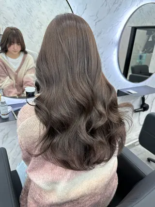 ロング カラー 遠藤沙也加 /レイヤーカットのヘアスタイル