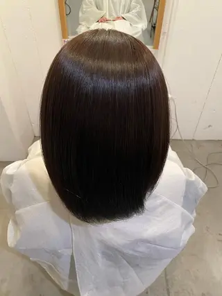 ミディアム 井口 彰也のヘアスタイル