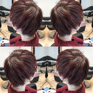 ショート カラー 大久保 隆蔵のヘアスタイル