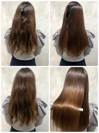 ロング 満足度⭕️縮毛矯正師 谷口にお任せを👍のヘアスタイル