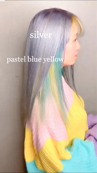 ロング カラー Selenehair 三条本店のヘアスタイル