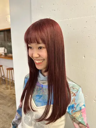 ロング カラー Fenster所属・田口 樹理のヘアスタイル