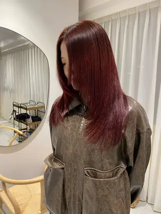 カラー knock所属・knock　國友 華乃のヘアスタイル