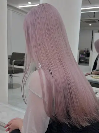 ロング カラー ブリーチソムリエ認定 梅田茶屋町Eir辻のヘアスタイル