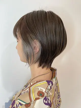 ショート カラー ☾伊左治祐未☾メンズ カットセンター北のヘアスタイル