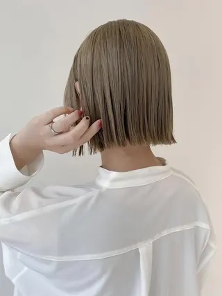 ショート カラー Nought etre 西金沢のヘアスタイル