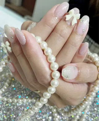 ミディアム BURGUNDY 🌹eriのネイルデザイン